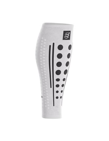 Canelito De Compressão Compressport R2 Aero 2.0 - branco com preto