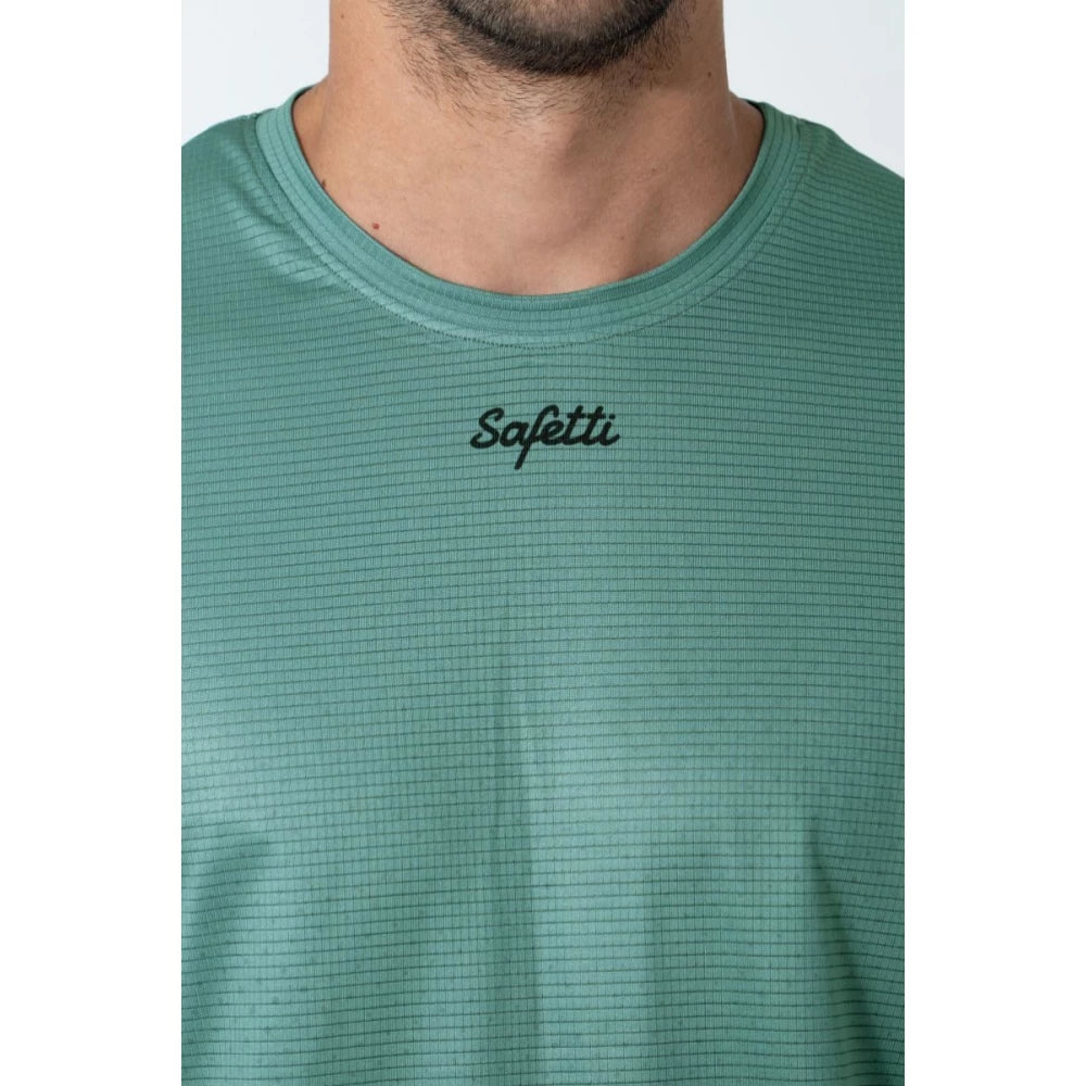 Camiseta de Corrida masc Safetti Semplicitá Cadet Blue