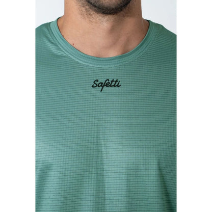 Camiseta de Corrida masc Safetti Semplicitá Cadet Blue