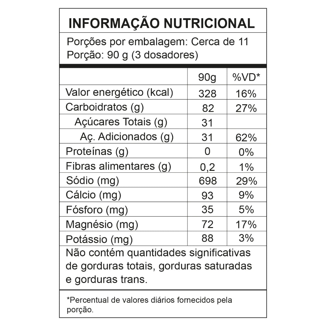 Xtratus Intratreino em Pó com Carboidratos e Eletrólitos Abacaxi com Hortelã - 1kg