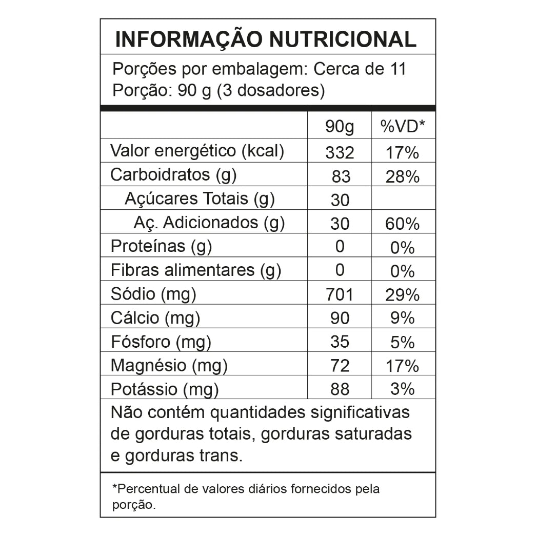 Xtratus Intratreino em Pó com Carboidratos e Eletrólitos Limão - 1kg