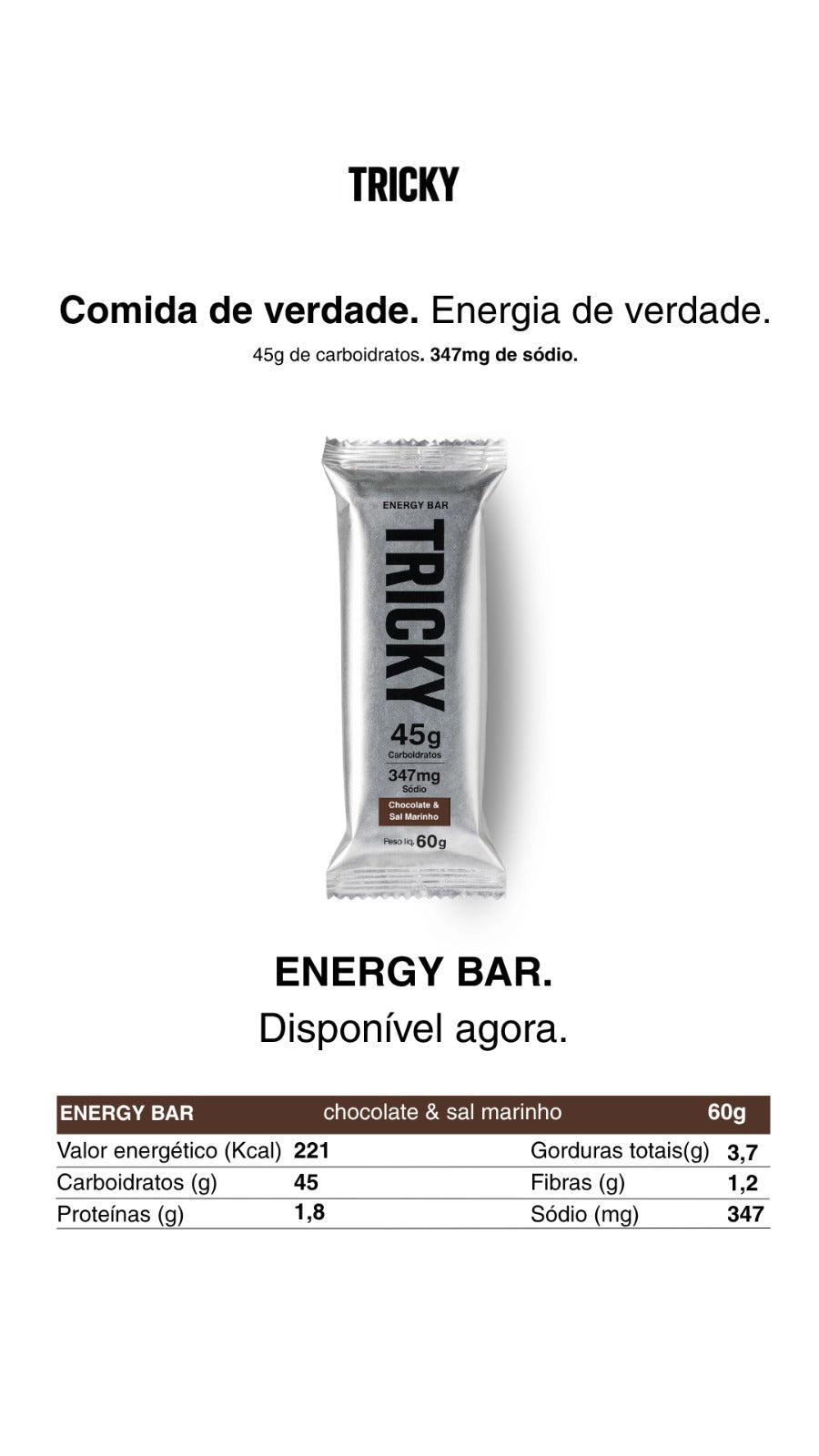 Tricky Bar - Chocolate Amargo e Sal Marinho