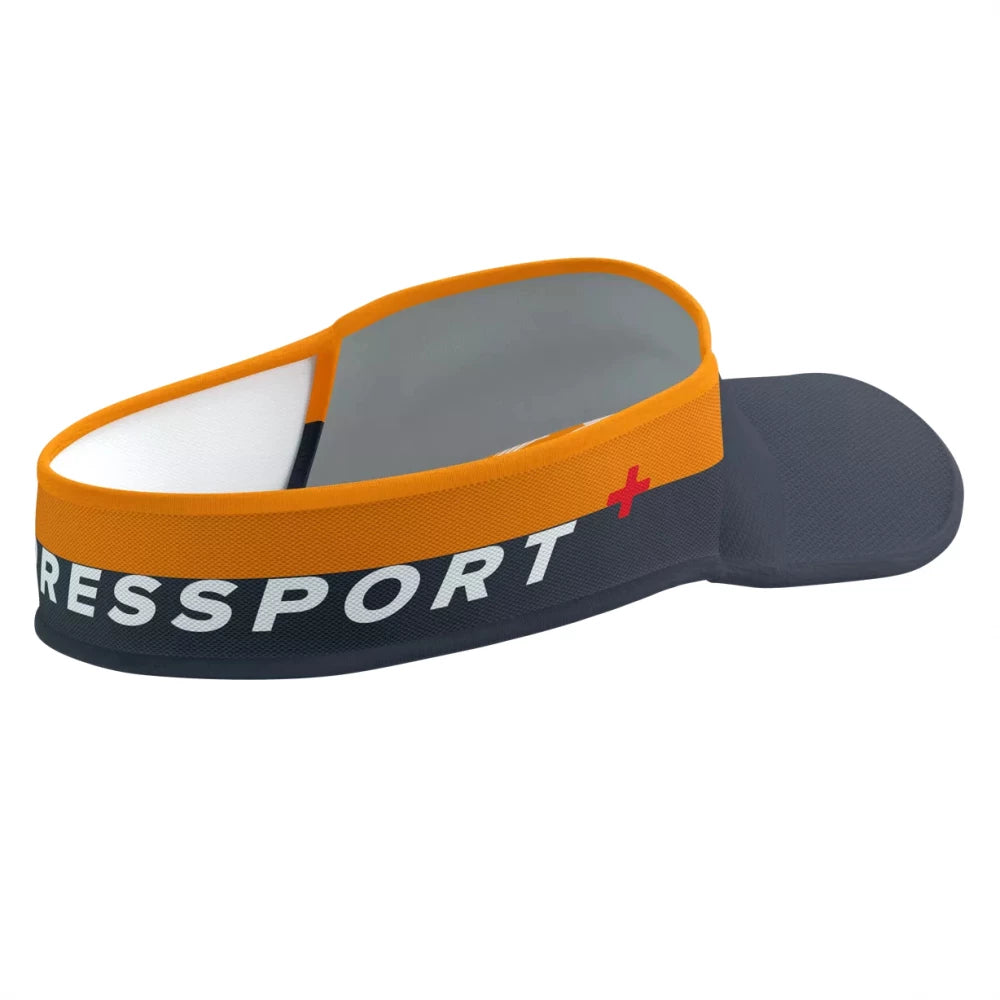 Viseira Compressport UltraLight Cinza / Laranja