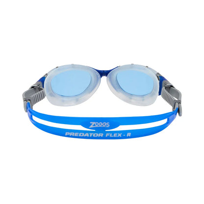 Óculos de Natação Zoggs Predator Flex Lente Azul - Cinza e Azul