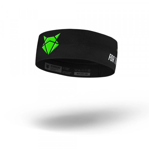 Incylence Headband V1 Fina - Black Neon Green