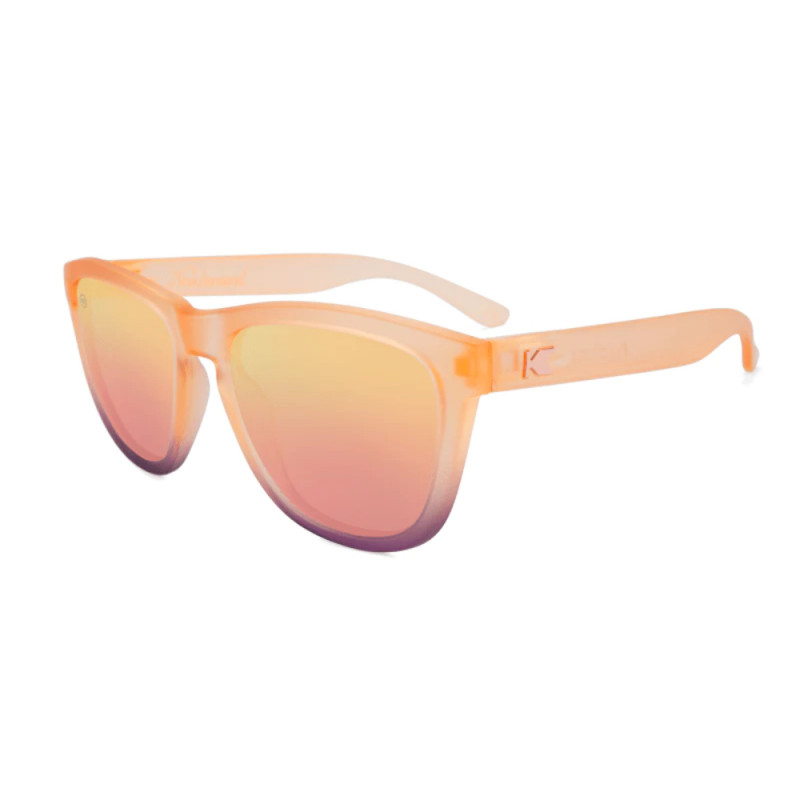Óculos de Sol Knockaround Premiums - Frosted Rose Quartz Fade