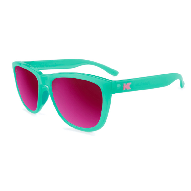Óculos de Sol Knockaround Premiums Sport - Aquamarine Fuchsia