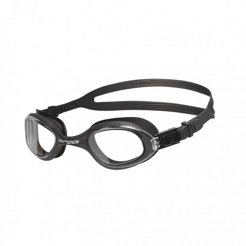 Óculos de Natação Orca Killa 180º Lente Transparente - Preto