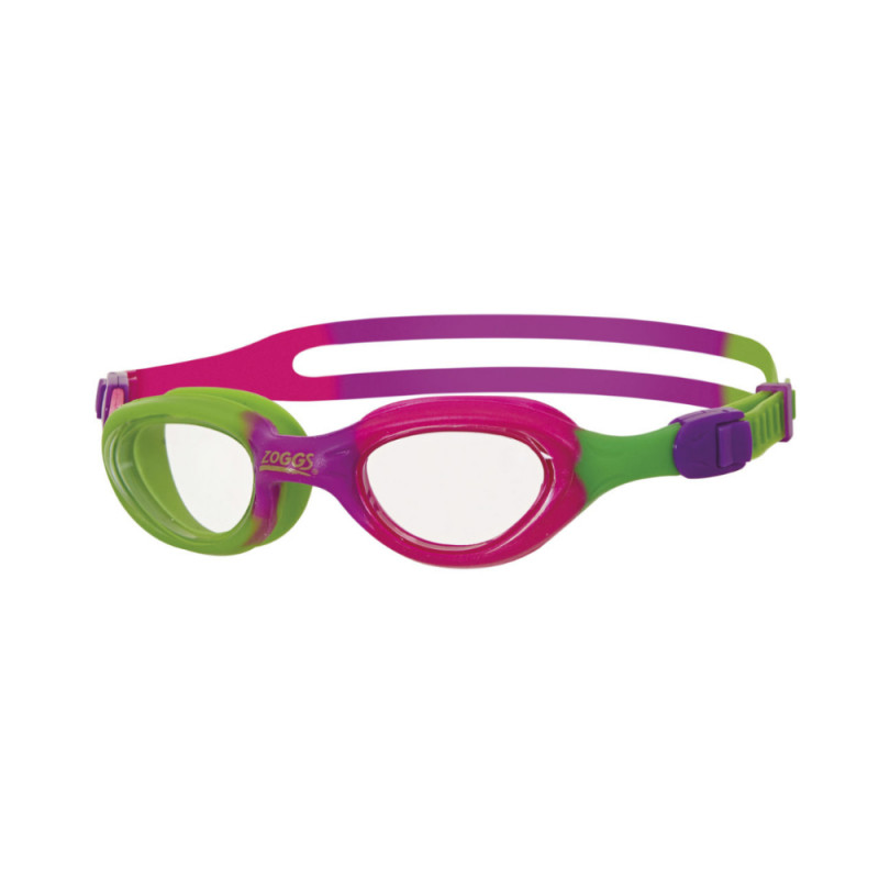Óculos de Natação Zoggs Little Super Seal - Rosa, Verde e Roxo