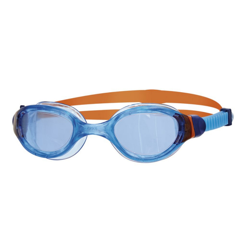 Óculos de Natação Zoggs Phantom 2.0 Junior - Azul e Laranja